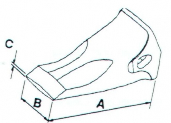 Flexpin für Zettelmeyer/Volvo Zahnsystem EF 4317-1486